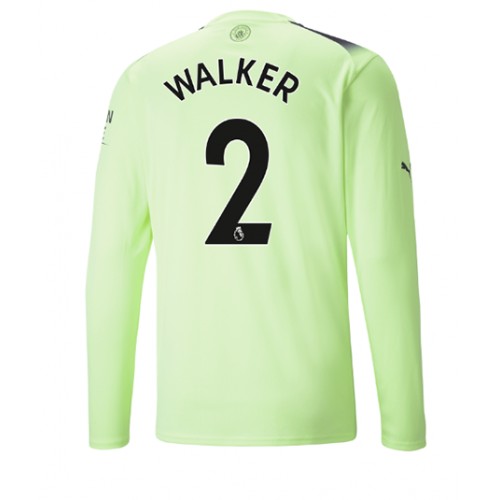 Manchester City Kyle Walker #2 Tredjedrakt 2022-23 Langermet Manchester City Kyle Walker #2 Tredjedrakt 2022-23 Langermet